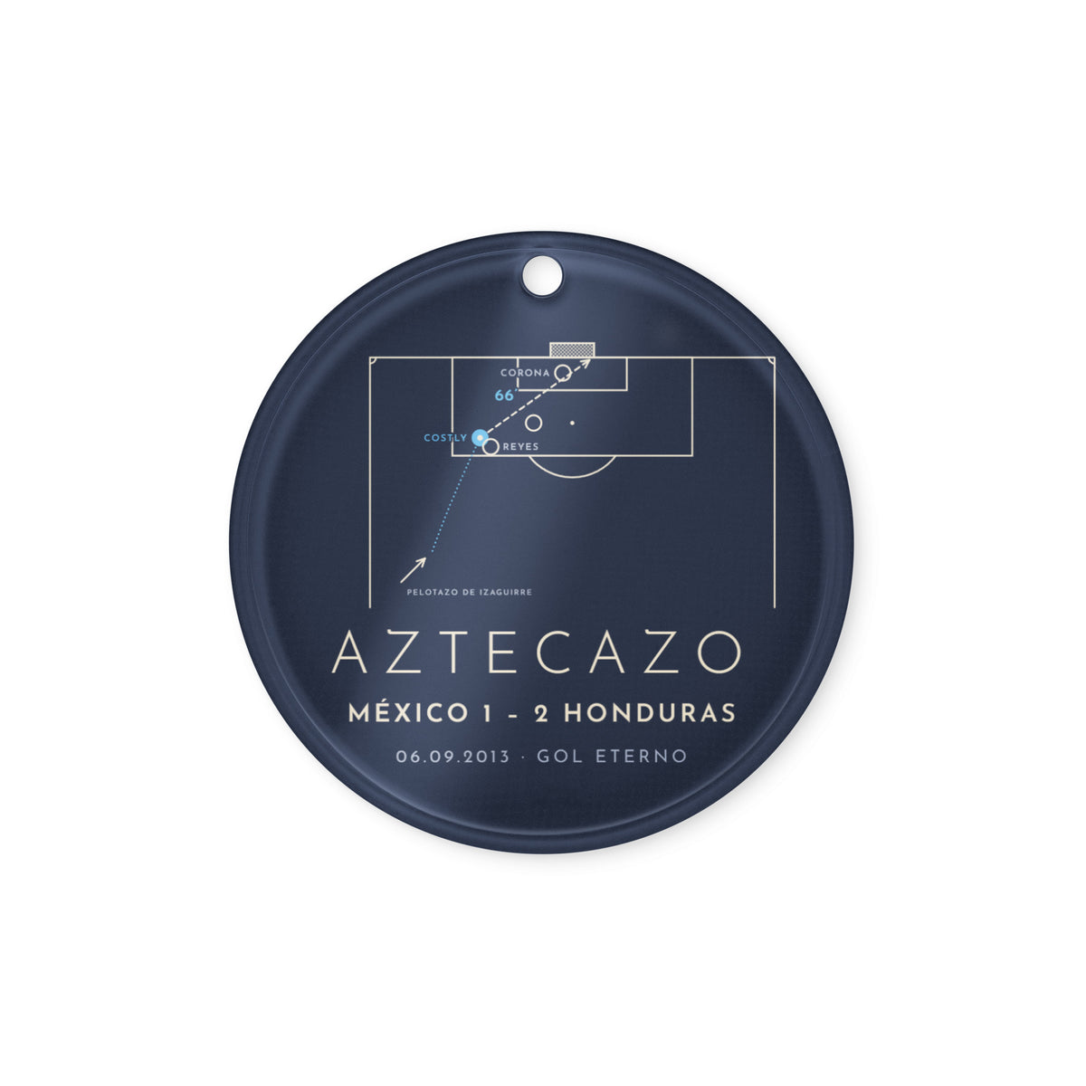Adorno redondo Aztecazo 2013: la jugada de Aztecazo