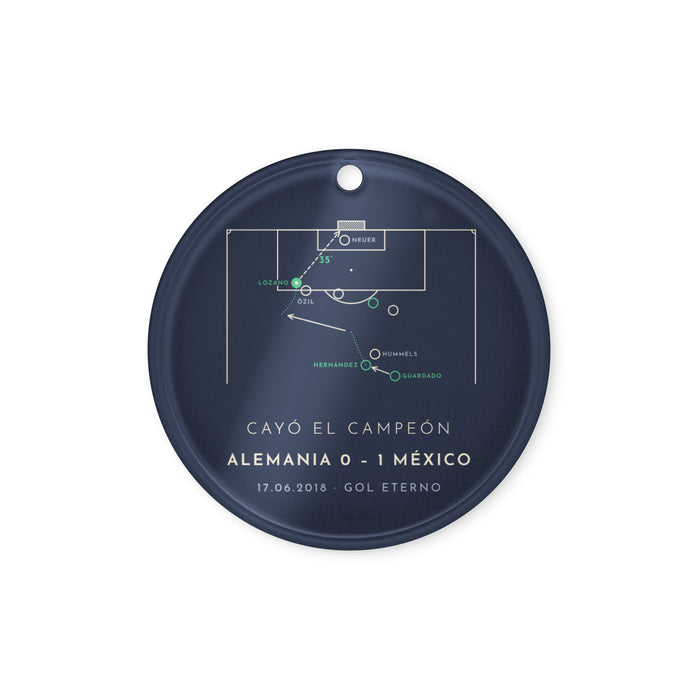 Adorno · Cayó el Campeón 2018 · México vs. Alemania