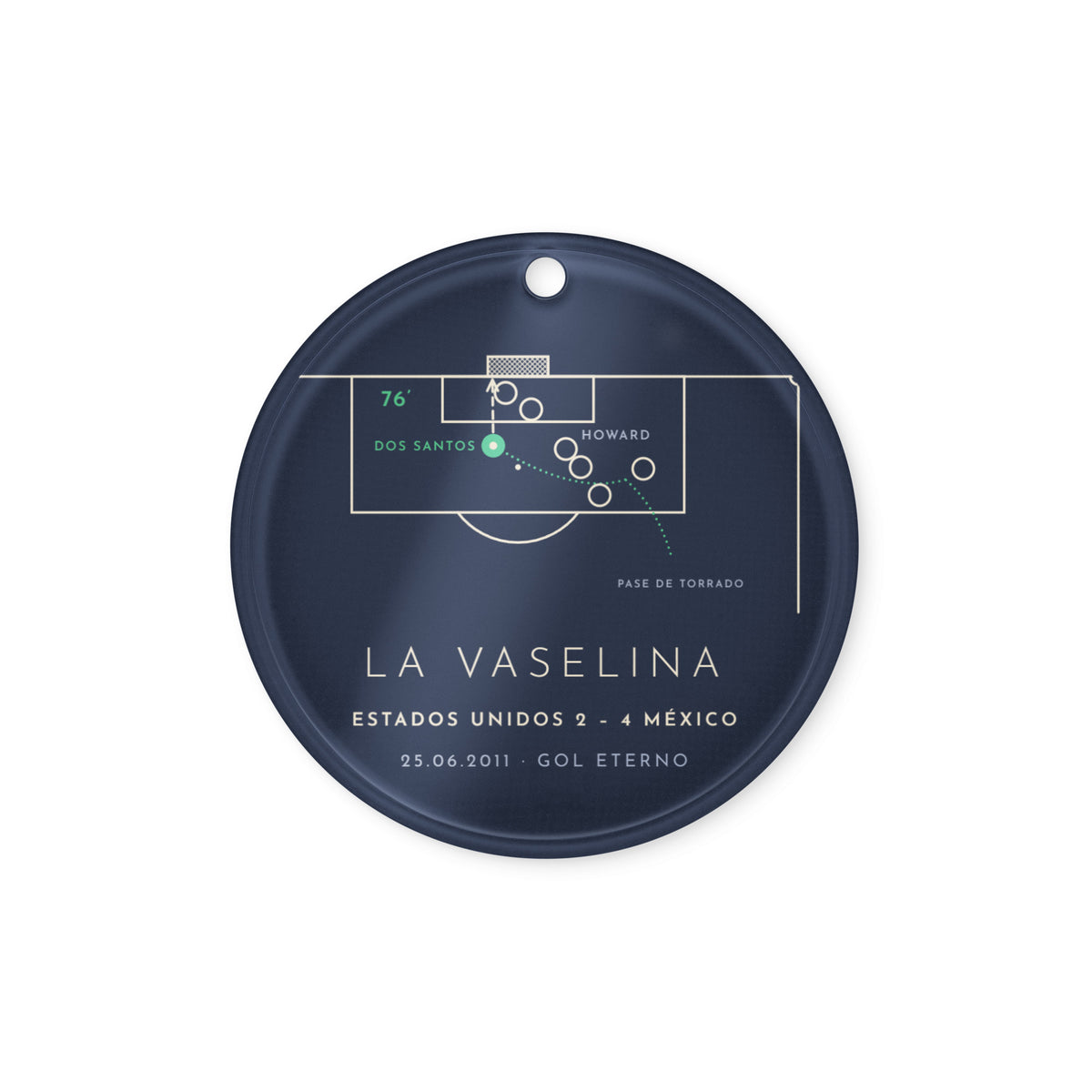 Adorno redondo La Vaselina 2011: la jugada de La Vaselina