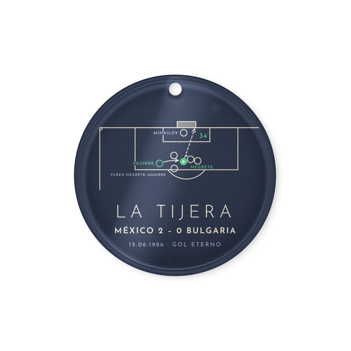 Adorno · La Tijera 1986 · México vs. Bulgaria