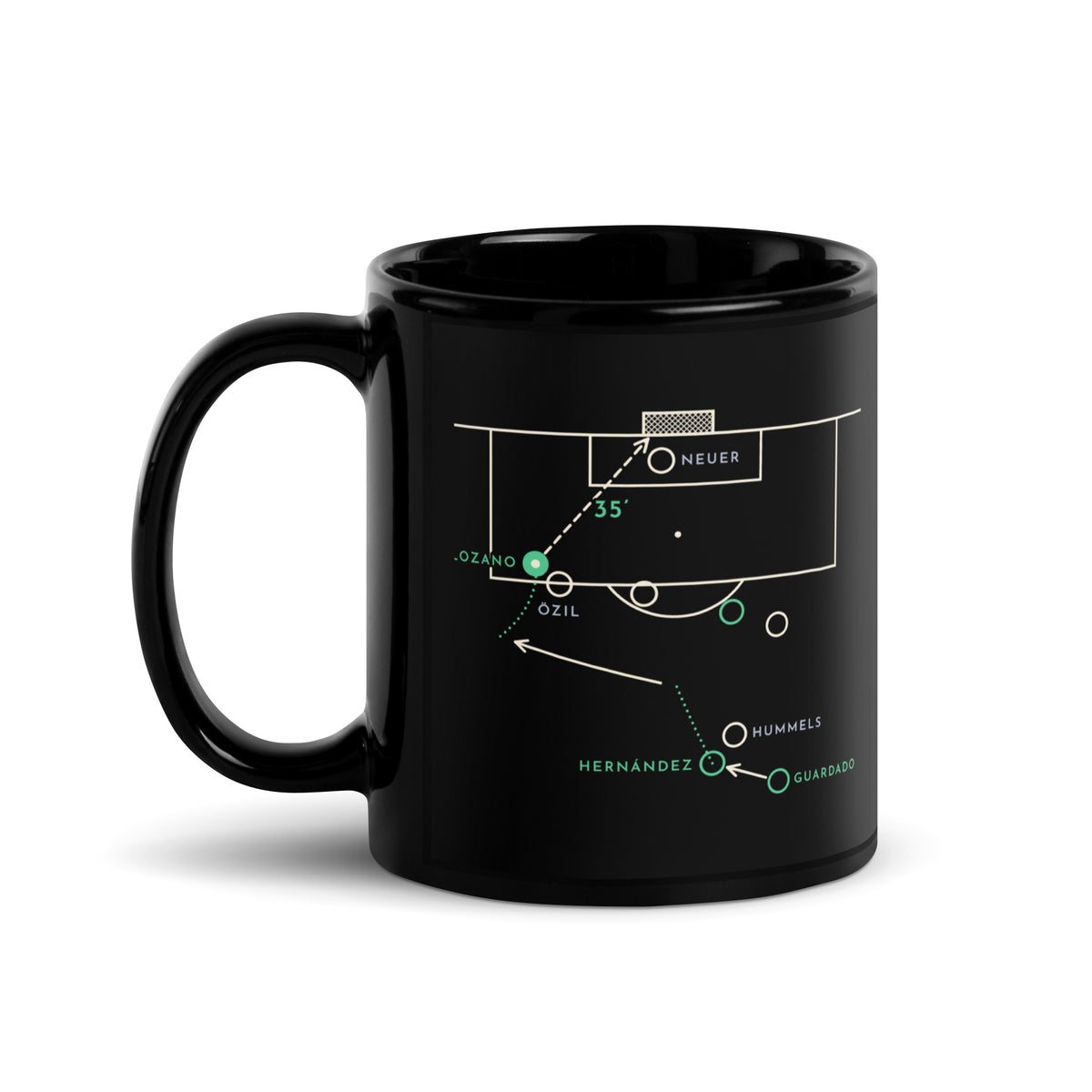 Taza negra Cayó el Campeón 2018: la jugada de Cayó el Campeón