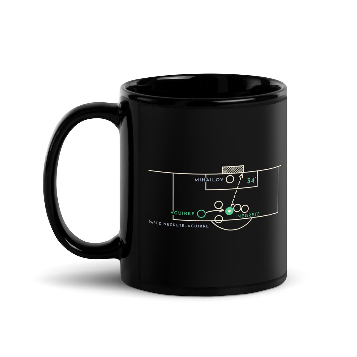 Taza negra La Tijera 1986: la jugada de La Tijera