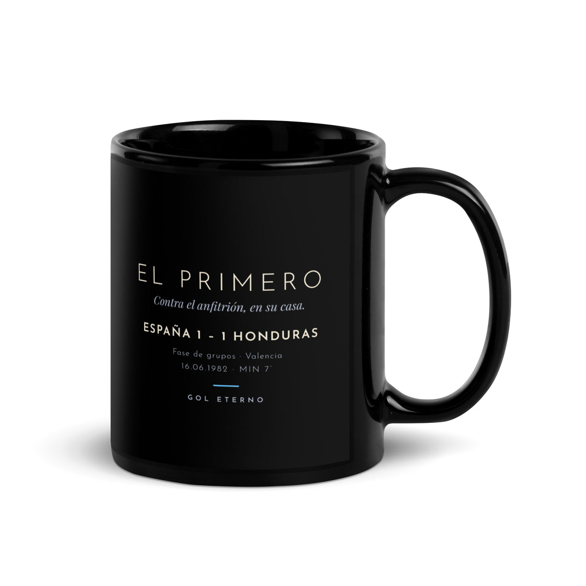 Taza negra El Primero 1982: la jugada de El Primero