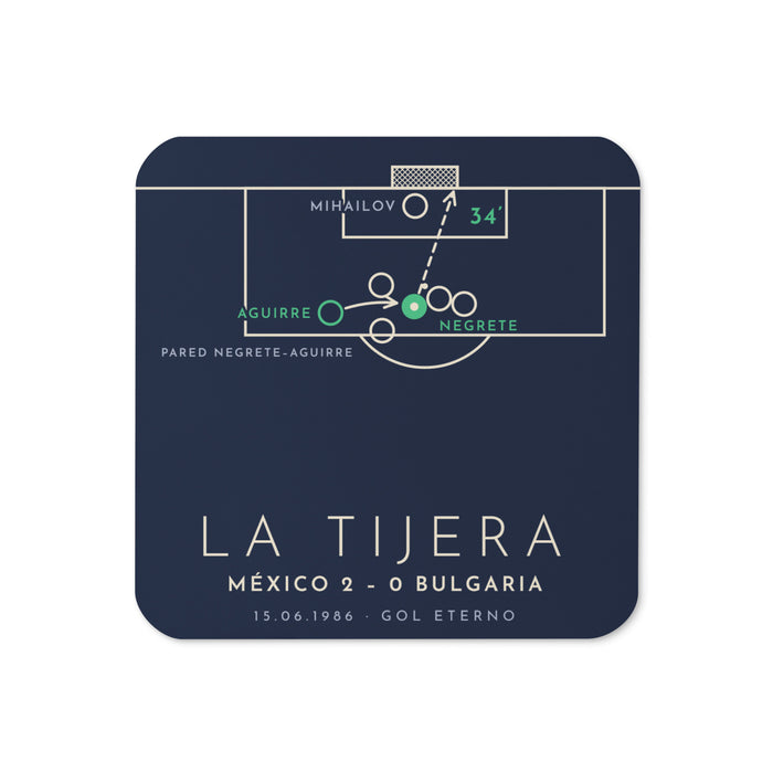 Posavasos · La Tijera 1986 · México vs. Bulgaria