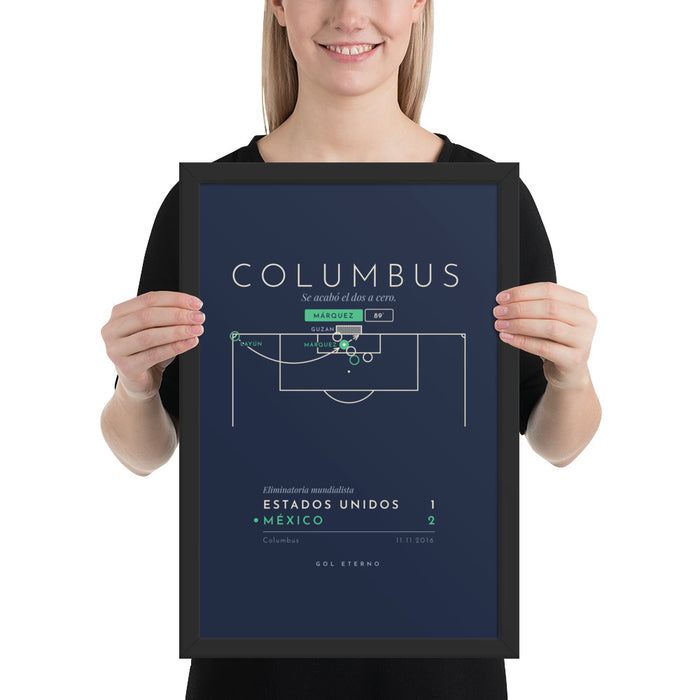 Cuadro · Columbus 2016 · México vs. Estados Unidos