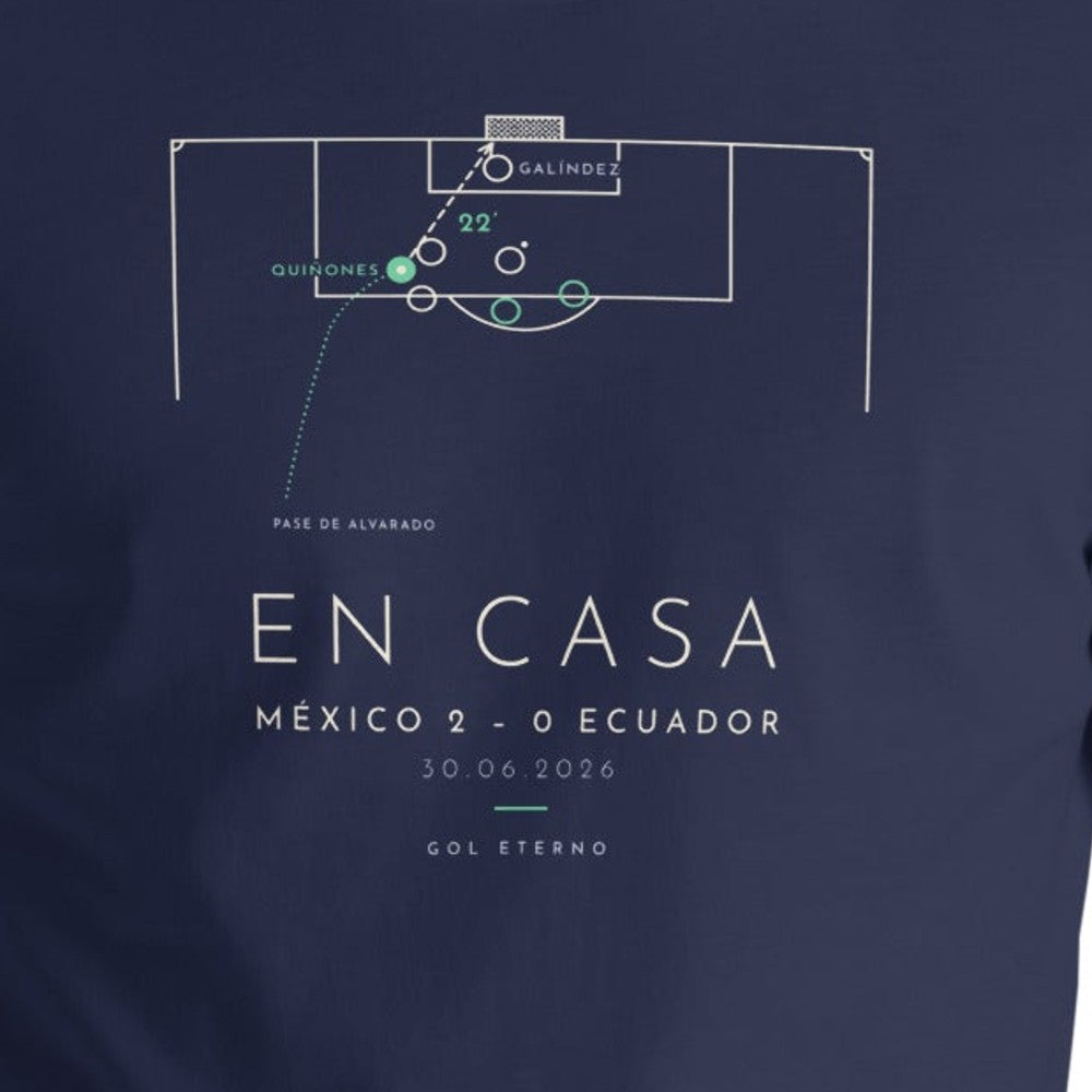 Detalle del estampado de En Casa 2026