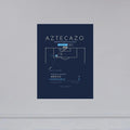 Póster Aztecazo 2013 de Gol Eterno en la pared