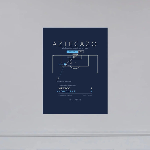 Póster · Aztecazo 2013 · Honduras en el Azteca