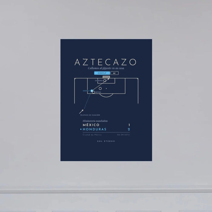 Póster · Aztecazo 2013 · Honduras en el Azteca