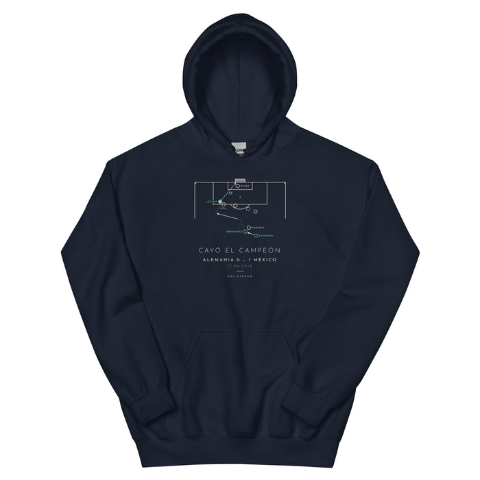 Sudadera · Cayó el Campeón 2018 · México vs. Alemania